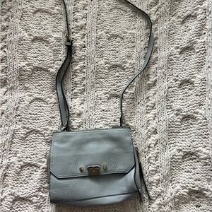 Elegant Dusty Blue Crossbody Bag